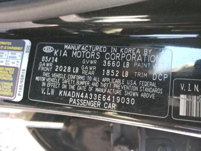 Photo 11 VIN: KNADN4A33E6419030 - KIA RIO 