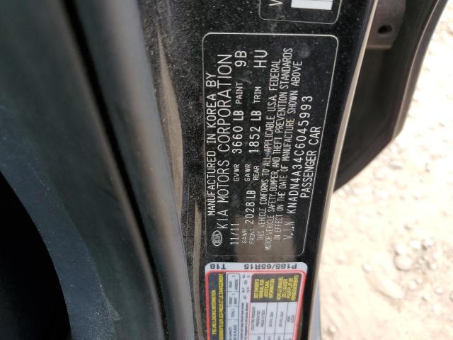 Photo 11 VIN: KNADN4A34C6045993 - KIA RIO EX 