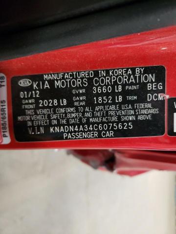 Photo 11 VIN: KNADN4A34C6075625 - KIA RIO 