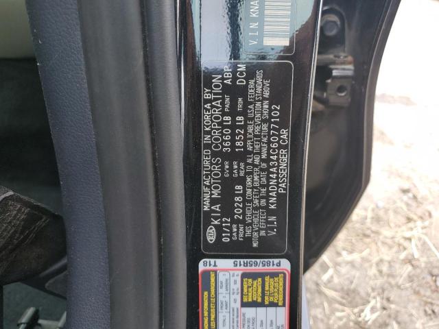 Photo 11 VIN: KNADN4A34C6077102 - KIA RIO EX 