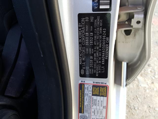 Photo 9 VIN: KNADN4A35D6096243 - KIA RIO EX 