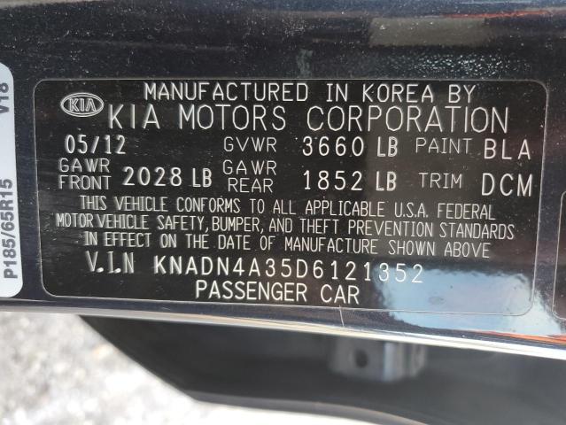 Photo 12 VIN: KNADN4A35D6121352 - KIA RIO 