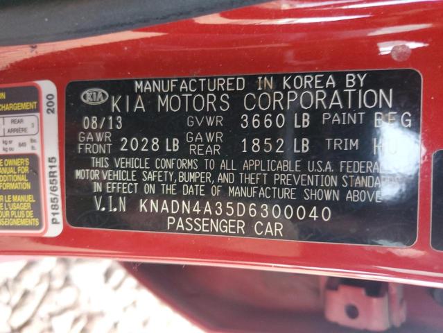 Photo 11 VIN: KNADN4A35D6300040 - KIA RIO 