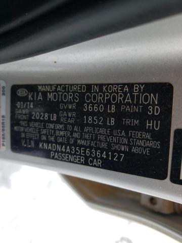 Photo 9 VIN: KNADN4A35E6364127 - KIA RIO EX 