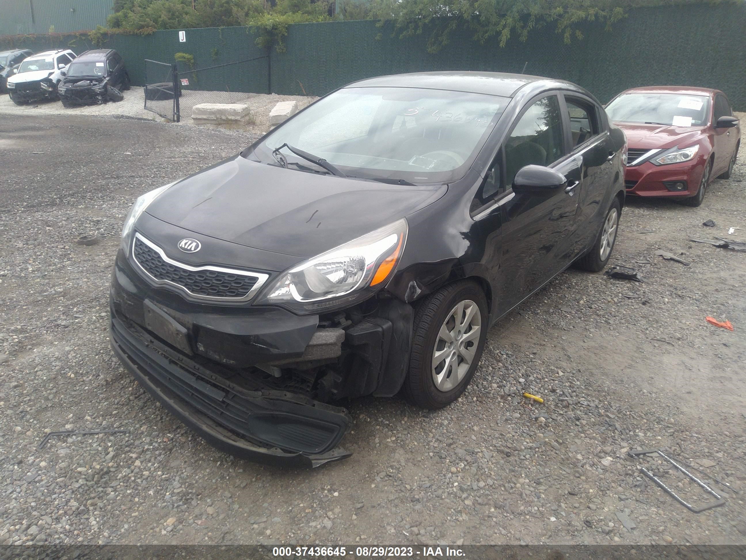 Photo 1 VIN: KNADN4A35F6457036 - KIA RIO 