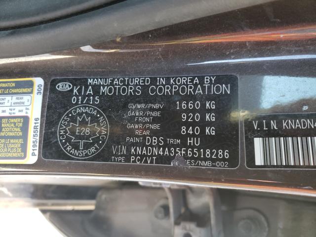 Photo 9 VIN: KNADN4A35F6518286 - KIA RIO EX 