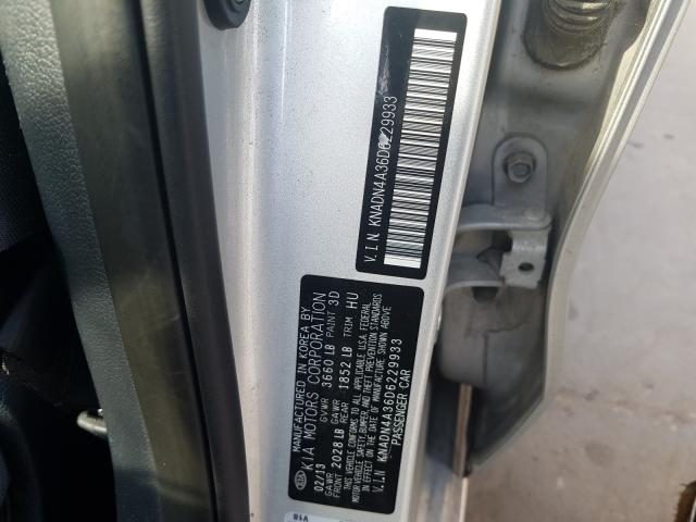 Photo 9 VIN: KNADN4A36D6229933 - KIA RIO EX 