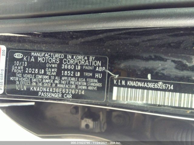 Photo 8 VIN: KNADN4A36E6326714 - KIA RIO 