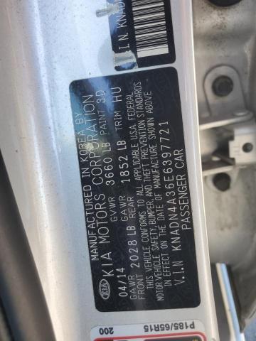 Photo 11 VIN: KNADN4A36E6397721 - KIA RIO 