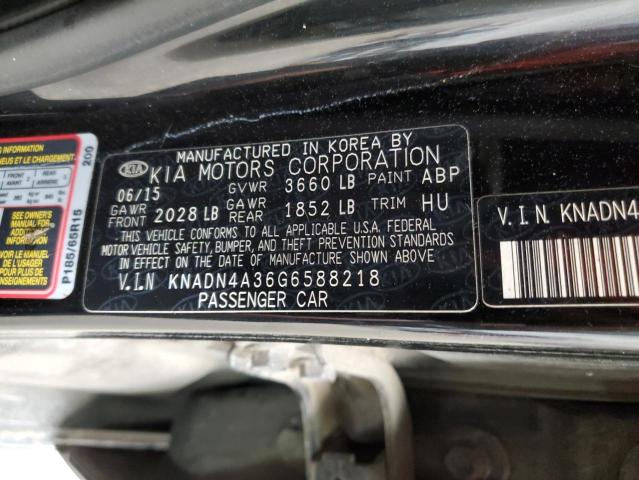 Photo 9 VIN: KNADN4A36G6588218 - KIA RIO EX 