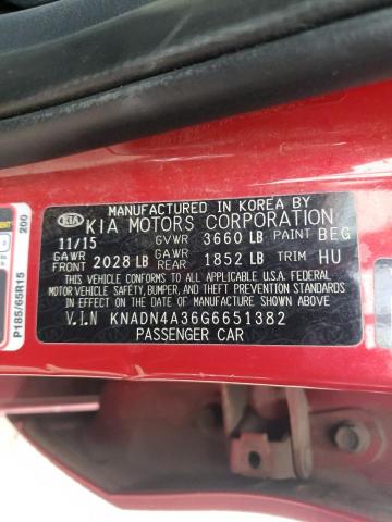 Photo 11 VIN: KNADN4A36G6651382 - KIA RIO EX 