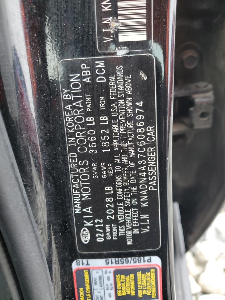 Photo 12 VIN: KNADN4A37C6086974 - KIA RIO 