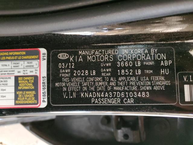 Photo 11 VIN: KNADN4A37D6103483 - KIA RIO 