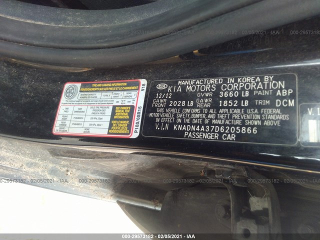 Photo 8 VIN: KNADN4A37D6205866 - KIA RIO 