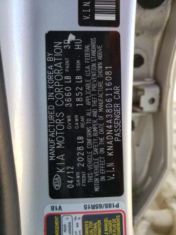 Photo 11 VIN: KNADN4A38D6116081 - KIA RIO 