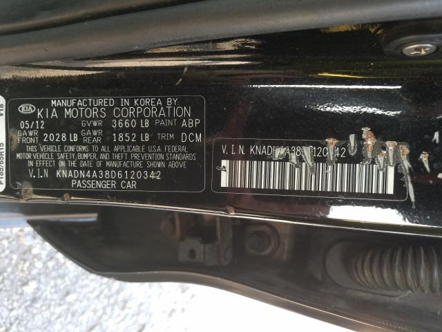 Photo 9 VIN: KNADN4A38D6120342 - KIA RIO EX 