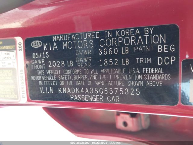 Photo 8 VIN: KNADN4A38G6575325 - KIA RIO 