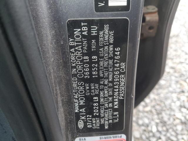 Photo 11 VIN: KNADN4A39D6147646 - KIA RIO EX 