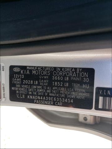 Photo 9 VIN: KNADN4A39E6353454 - KIA RIO EX 