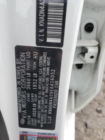 Photo 11 VIN: KNADN4A39E6416052 - KIA RIO EX 