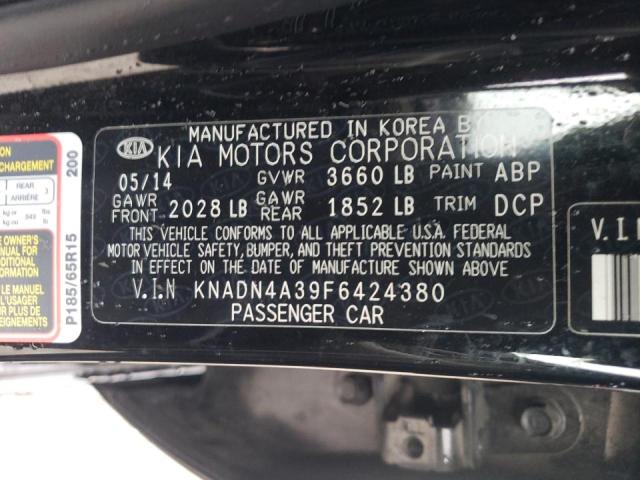 Photo 9 VIN: KNADN4A39F6424380 - KIA RIO EX 