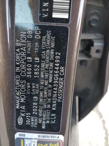 Photo 11 VIN: KNADN4A39G6644992 - KIA RIO EX 