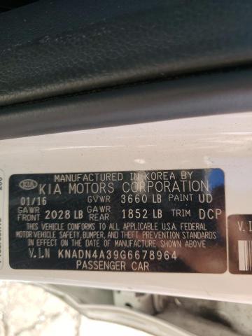 Photo 12 VIN: KNADN4A39G6678964 - KIA RIO EX 