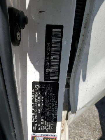 Photo 12 VIN: KNADN4A3XC6089576 - KIA RIO EX 