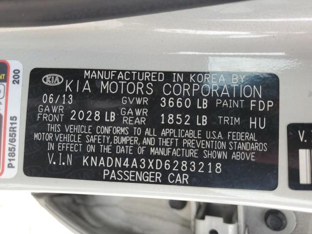 Photo 12 VIN: KNADN4A3XD6283218 - KIA RIO 