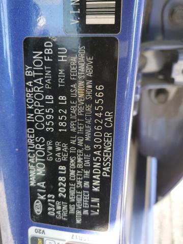 Photo 13 VIN: KNADN5A30D6245566 - KIA RIO 