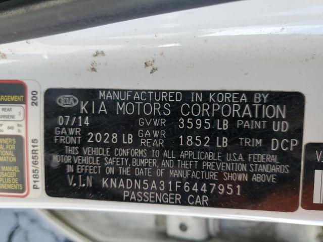 Photo 11 VIN: KNADN5A31F6447951 - KIA RIO EX 