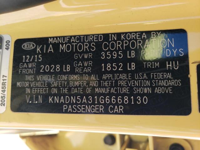 Photo 11 VIN: KNADN5A31G6668130 - KIA RIO EX 