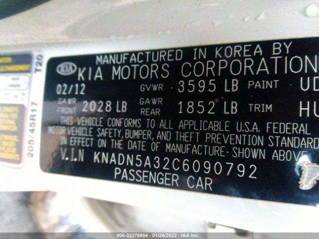 Photo 8 VIN: KNADN5A32C6090792 - KIA RIO 