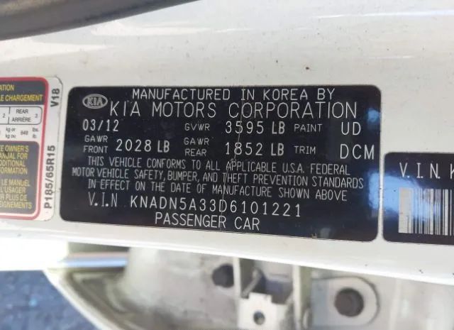 Photo 8 VIN: KNADN5A33D6101221 - KIA RIO 