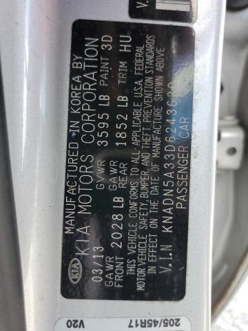 Photo 9 VIN: KNADN5A33D6243620 - KIA RIO EX 