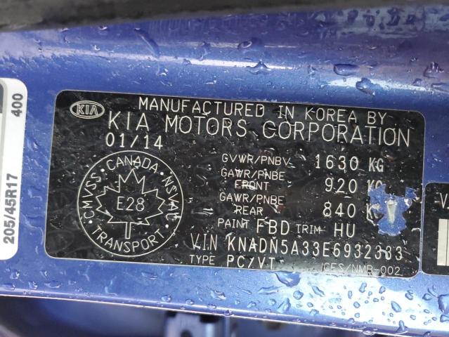 Photo 11 VIN: KNADN5A33E6932333 - KIA RIO 