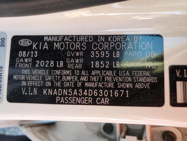 Photo 11 VIN: KNADN5A34D6301671 - KIA RIO EX 