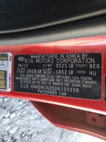 Photo 9 VIN: KNADN5A35D6135158 - KIA RIO EX 