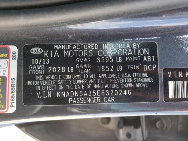 Photo 9 VIN: KNADN5A35E6320246 - KIA RIO EX 