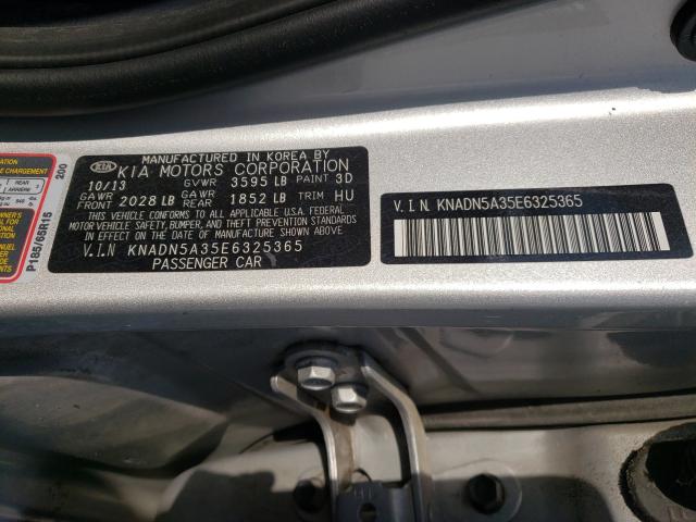 Photo 9 VIN: KNADN5A35E6325365 - KIA RIO EX 