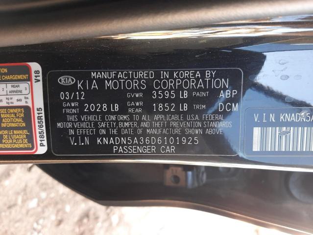 Photo 9 VIN: KNADN5A36D6101925 - KIA RIO EX 