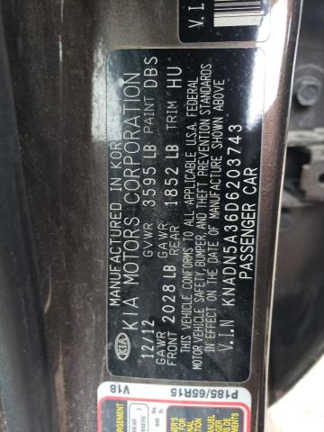 Photo 11 VIN: KNADN5A36D6203743 - KIA RIO 