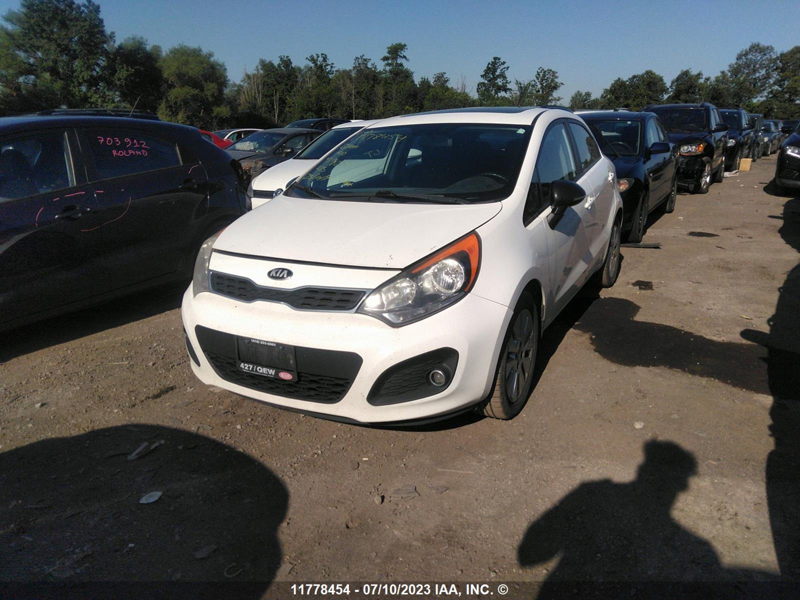 Photo 1 VIN: KNADN5A36D6792079 - KIA RIO 