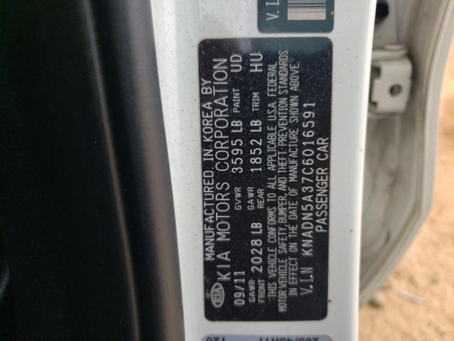 Photo 11 VIN: KNADN5A37C6016591 - KIA RIO EX 