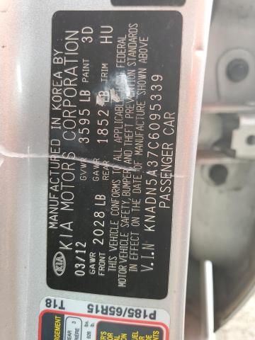 Photo 12 VIN: KNADN5A37C6095339 - KIA RIO EX 