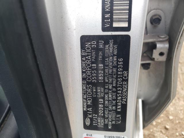 Photo 11 VIN: KNADN5A37D6189366 - KIA RIO EX 