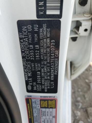 Photo 11 VIN: KNADN5A37E6410739 - KIA RIO EX 