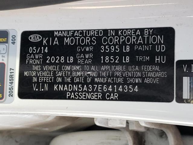 Photo 9 VIN: KNADN5A37E6414354 - KIA RIO EX 