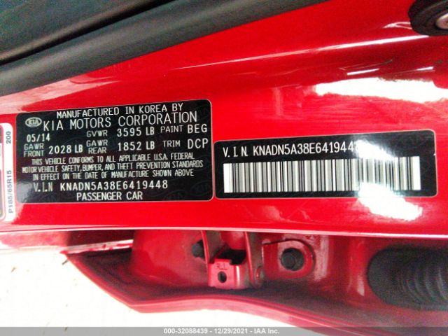 Photo 8 VIN: KNADN5A38E6419448 - KIA RIO 