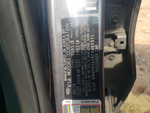 Photo 11 VIN: KNADN5A38F6465315 - KIA RIO 